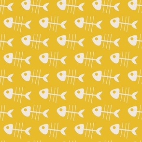 Fish bones yellow