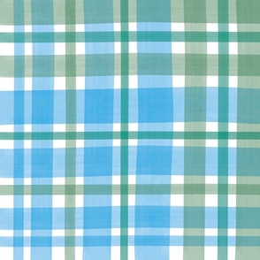 Anything But Basic-Watercolor Plaid-Spritzeig Blue-Tiffany-Summer Green-Grand Budapest Palette