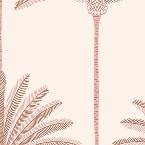 palm stripes/powder pink peach/jumbo