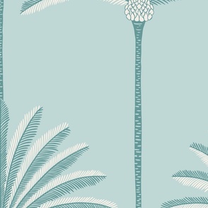 palm stripes/glacier mint/jumbo