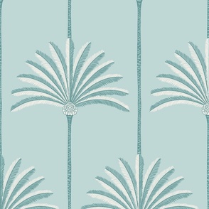 palm stripes/glacier mint/large