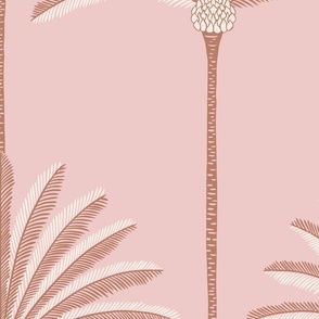 palm stipes/powder pink/jumbo