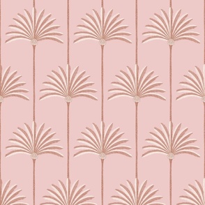palm stripes/powder pink/medium