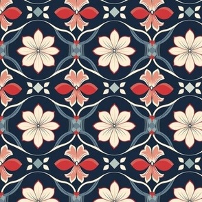 Japanese Floral Pattern 51