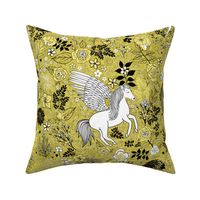 Pegasus in a Picturesque Prairie (Buttercup Yellow)