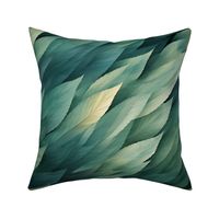 Green Ombre Leaves 