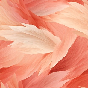Coral Pink Ombre Abstract