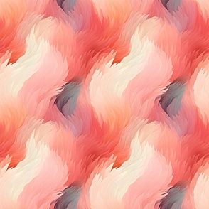 Pink Ombre Modern Brush Strokes