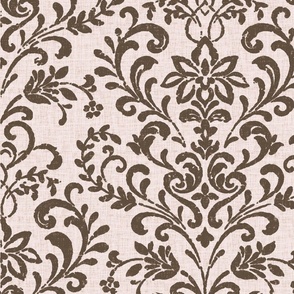 Damasks are forever and ever after elegance linun shabby chic coordinate2