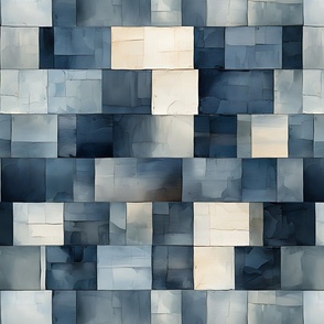 Shades of Blue Rectangles
