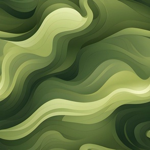Shades of Green Abstract