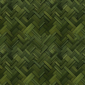 Olive Green Abstract Chevrons