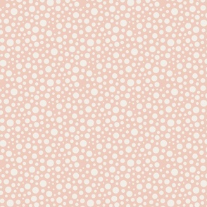 Polka Dots Peachy Pink