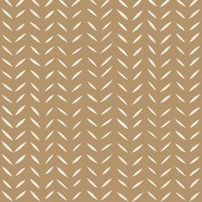 herring bone 02 - creamy white _ lion gold mustard - chevron stripe