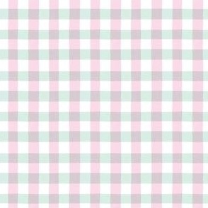 Bubblegum Mint Gingham