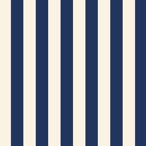 Dark Blue Stripe Fabric, Wallpaper and Home Decor