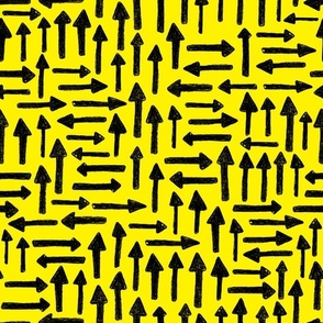 Kodomo Crayon black arrows on yellow