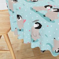 Cutest Baby Penguin Party Polka Dot, Jumbo