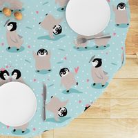 Cutest Baby Penguin Party Polka Dot, Jumbo