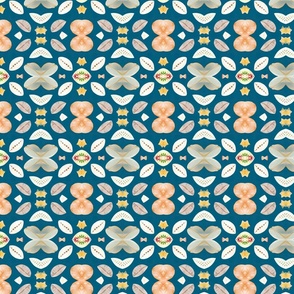 Captivating Blue and Turquoise Abstract Pattern
