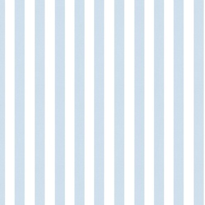 French Country Stripes In Light Blue