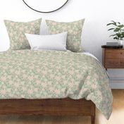 Neutral Flower Mint Spring Florals Medium