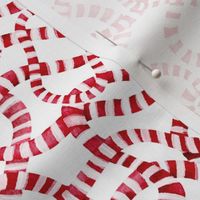 Red Candy Cane Squiggles