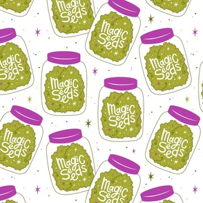 #228 Jars Magic seeds and stars