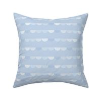 Modern Abstract Geometric Bunting in Pastel Blue (Small)