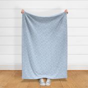 Modern Abstract Geometric Bunting in Pastel Blue (Small)