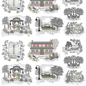 Travelers Rest Toile