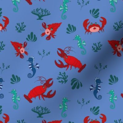 Lobster, Crab and Seahorse - Medium