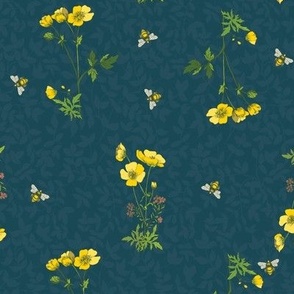 Buttercup Scatter teal