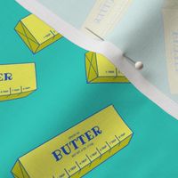 Stick of Butter in retro aqua