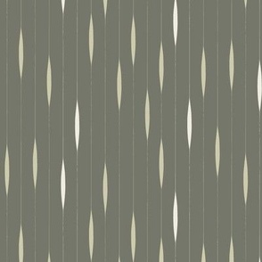 contemporary stripe - creamy white _ limed ash _ thistle green - modern vertical stripes