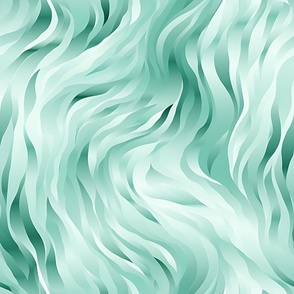 Soft Green Ombre Abstract