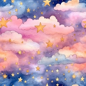 night sky pastel 