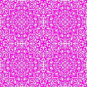 Bright Pink Energetic Mandala design