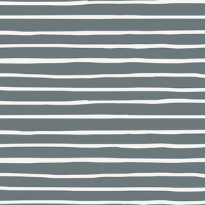 Messy Stripes (Blue)(24")