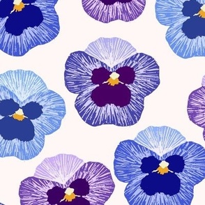 Purple Pansy Party (Large)