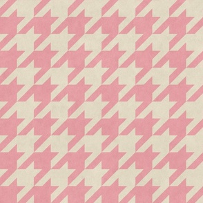 Houndstooth | Light Pink | Medium Print