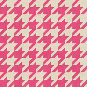 Houndstooth | Pink | Medium Print