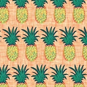 Pineapple Polygons Orange