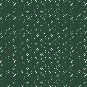 Holiday Twinkling Star Sparkle in Dark Green