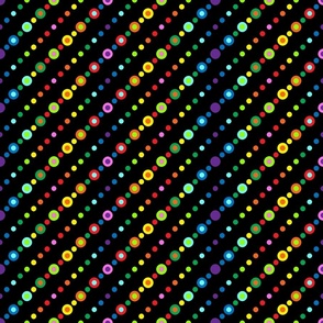 Rainbow Polka Dot #13