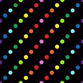 Rainbow Polka Dot #7