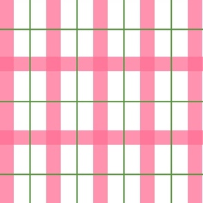 windowpane check - large - pink