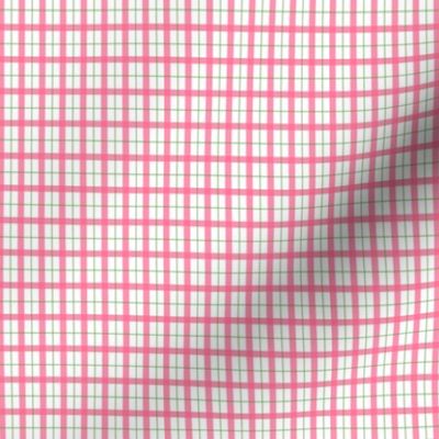 windowpane check - small - pink