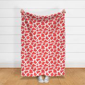 Large Scale Cow Print Bright on White