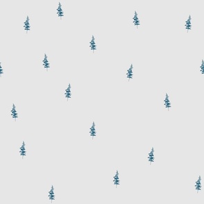 Small Trees on Grey